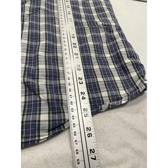 American Eagle AEO Size S Men's Plaid Button Down Shirt Vintage Fit Long Sleeve - Picture 7 of 8